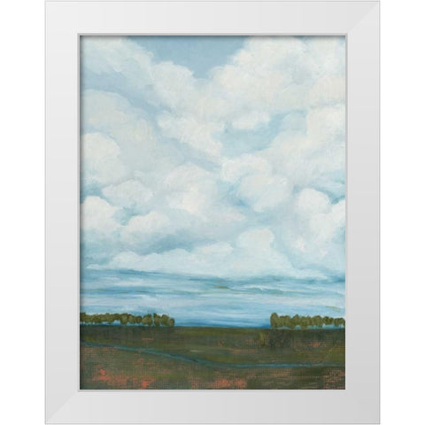 Billow II White Modern Wood Framed Art Print by Popp, Grace