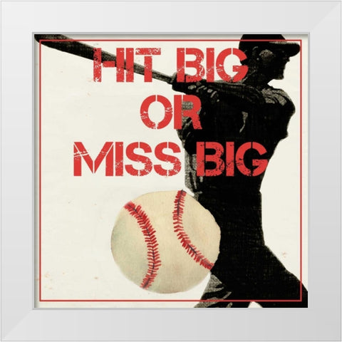 Sports Epigram IV White Modern Wood Framed Art Print by Popp, Grace