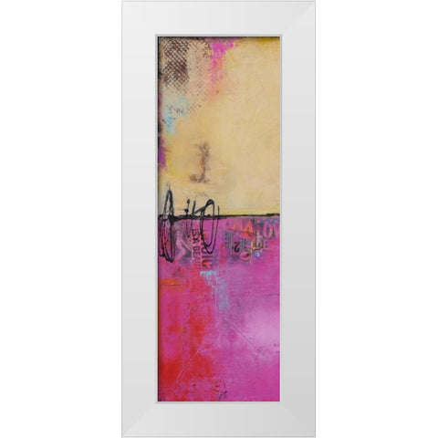 2-Up Urban Poetry I White Modern Wood Framed Art Print by Ashley, Erin