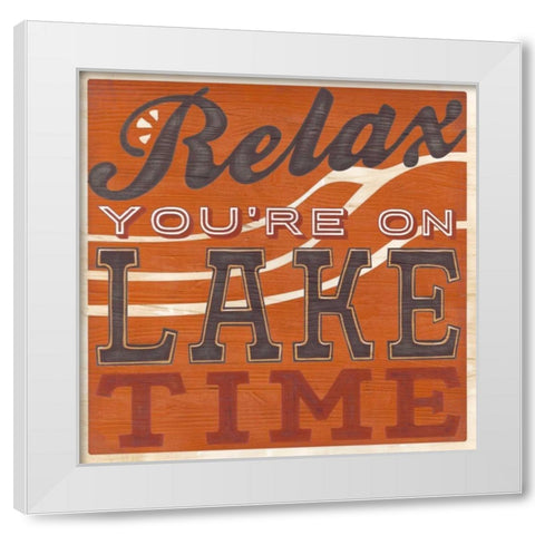 Cabin Life VIII White Modern Wood Framed Art Print by Vess, June Erica