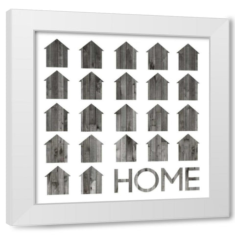 Simply Family I White Modern Wood Framed Art Print by Popp, Grace