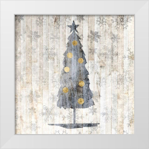 Sophisticated Christmas II White Modern Wood Framed Art Print by Popp, Grace