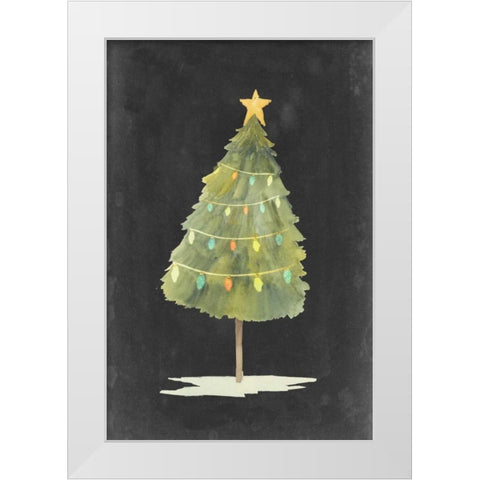 Christmas Glow I White Modern Wood Framed Art Print by Popp, Grace