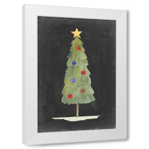 Christmas Glow II White Modern Wood Framed Art Print by Popp, Grace