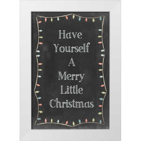 Christmas Glow III White Modern Wood Framed Art Print by Popp, Grace