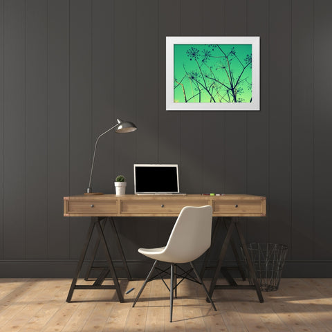 Cow Parsley I White Modern Wood Framed Art Print by Bell, Lillian
