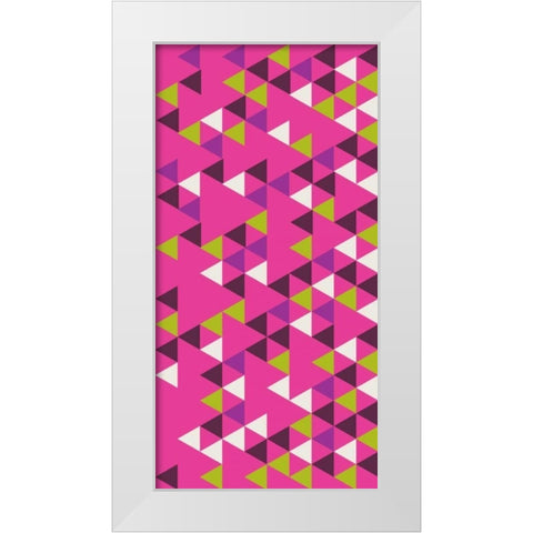 Bunting I White Modern Wood Framed Art Print by Ketchum, Nicole