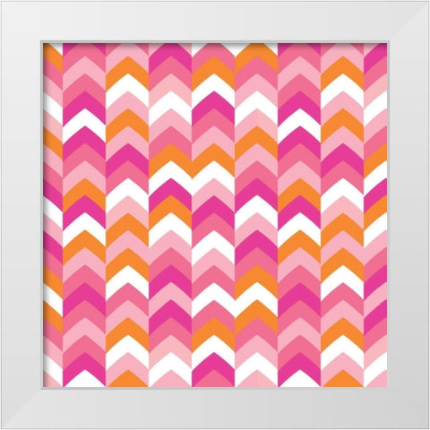 Arrows I White Modern Wood Framed Art Print by Ketchum, Nicole