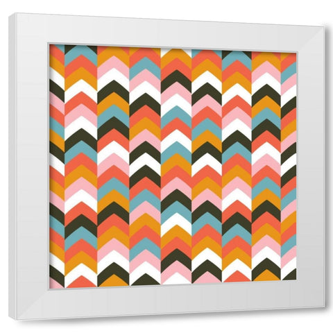 Arrows II White Modern Wood Framed Art Print by Ketchum, Nicole