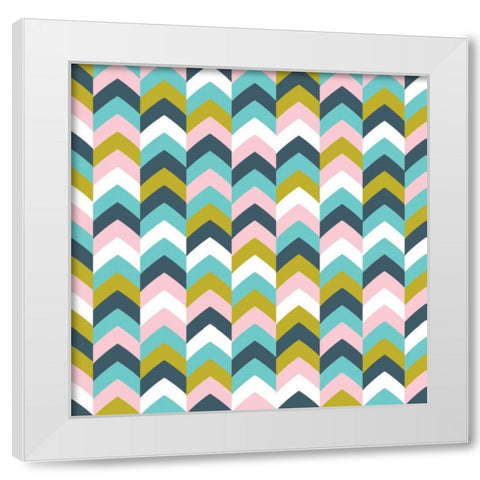 Arrows IV White Modern Wood Framed Art Print by Ketchum, Nicole