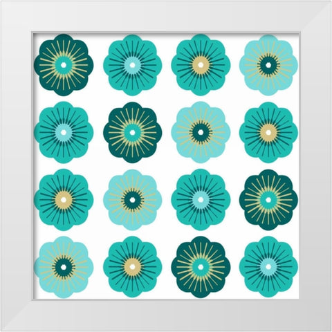 Charms IV White Modern Wood Framed Art Print by Ketchum, Nicole