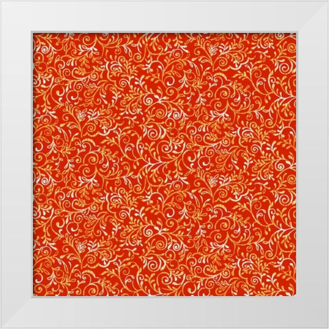 Lirico I White Modern Wood Framed Art Print by Hoffman, Katia