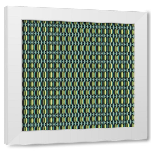 Becara I White Modern Wood Framed Art Print by Hoffman, Katia
