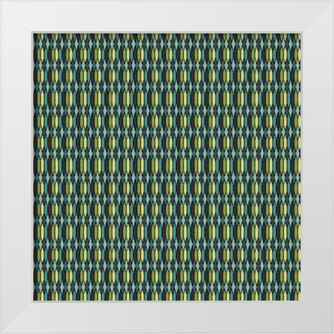 Becara I White Modern Wood Framed Art Print by Hoffman, Katia
