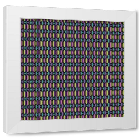 Becara II White Modern Wood Framed Art Print by Hoffman, Katia