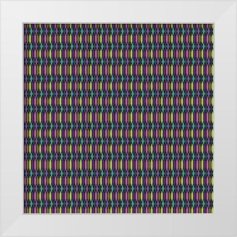 Becara II White Modern Wood Framed Art Print by Hoffman, Katia