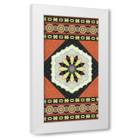 Endeavour Panel II White Modern Wood Framed Art Print by Hoffman, Katia