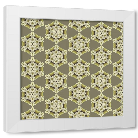 Sentiments II White Modern Wood Framed Art Print by Hoffman, Katia