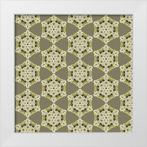 Sentiments II White Modern Wood Framed Art Print by Hoffman, Katia