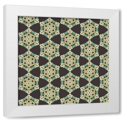Sentiments III White Modern Wood Framed Art Print by Hoffman, Katia