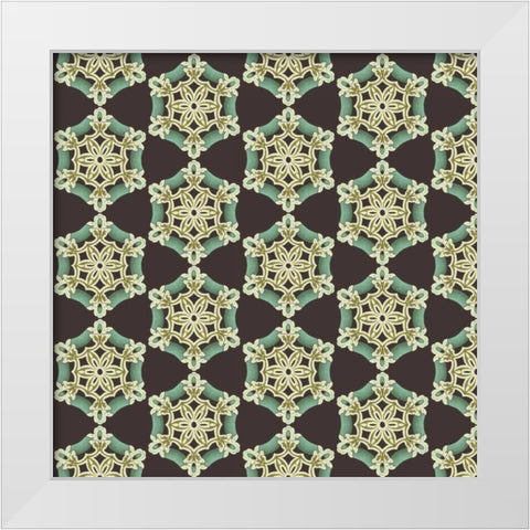 Sentiments III White Modern Wood Framed Art Print by Hoffman, Katia