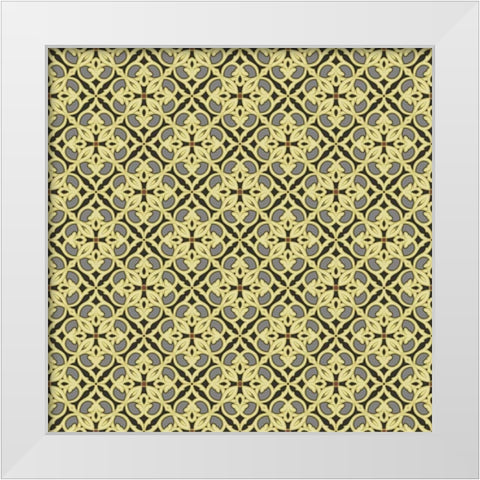 Sheer Romance Foulard II White Modern Wood Framed Art Print by Hoffman, Katia