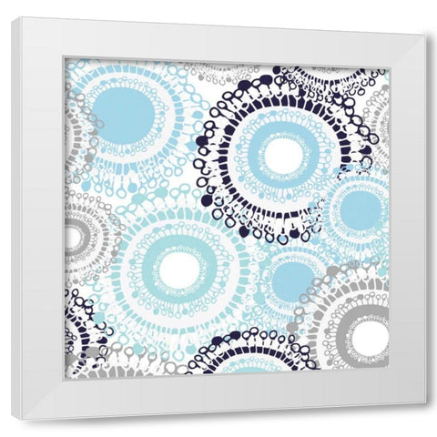 Kerela Wedding I White Modern Wood Framed Art Print by Benyon, Ali