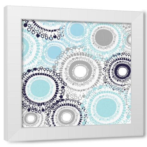 Kerela Wedding II White Modern Wood Framed Art Print by Benyon, Ali