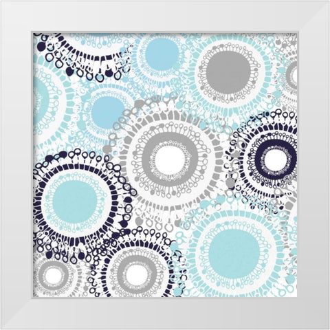 Kerela Wedding II White Modern Wood Framed Art Print by Benyon, Ali