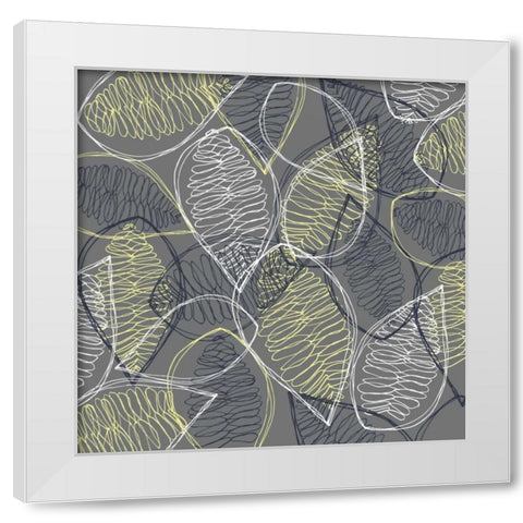 Winters Grey I White Modern Wood Framed Art Print by Benyon, Ali