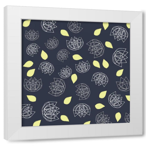 Winters Grey VI White Modern Wood Framed Art Print by Benyon, Ali