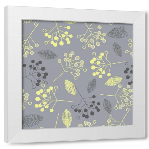 Winters Grey VIII White Modern Wood Framed Art Print by Benyon, Ali