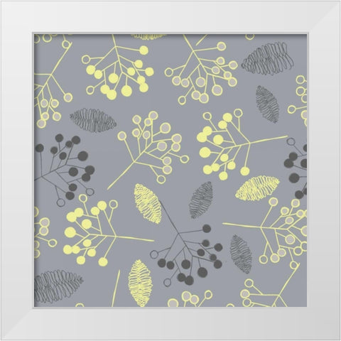 Winters Grey VIII White Modern Wood Framed Art Print by Benyon, Ali
