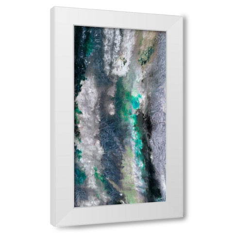Gravity I White Modern Wood Framed Art Print by Butler, John