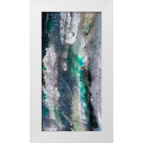 Gravity I White Modern Wood Framed Art Print by Butler, John