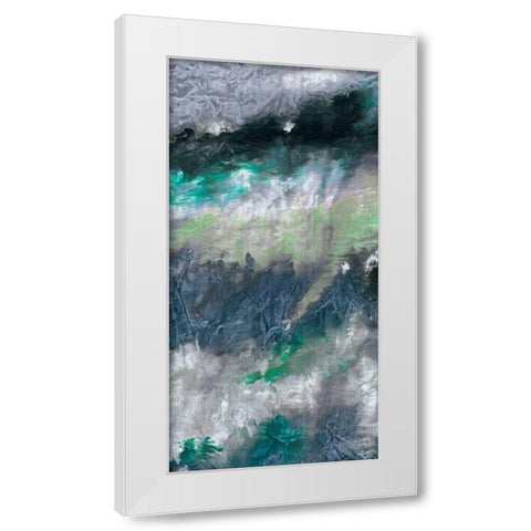 Gravity II White Modern Wood Framed Art Print by Butler, John