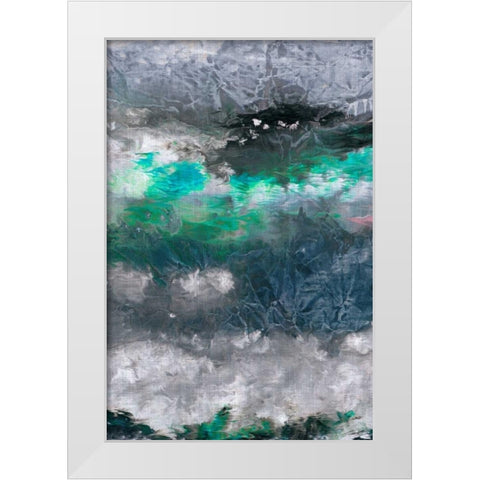 Gravity IV White Modern Wood Framed Art Print by Butler, John