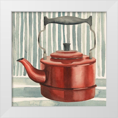 Cafe au Lait I White Modern Wood Framed Art Print by Popp, Grace