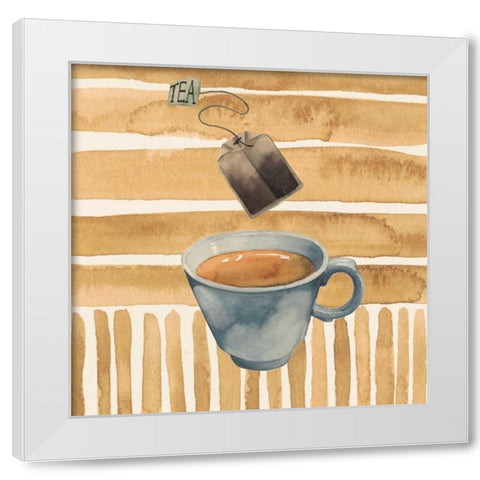 Cafe au Lait III White Modern Wood Framed Art Print by Popp, Grace