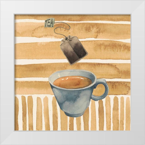 Cafe au Lait III White Modern Wood Framed Art Print by Popp, Grace