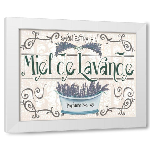 Vintage Soap Design I White Modern Wood Framed Art Print by Popp, Grace