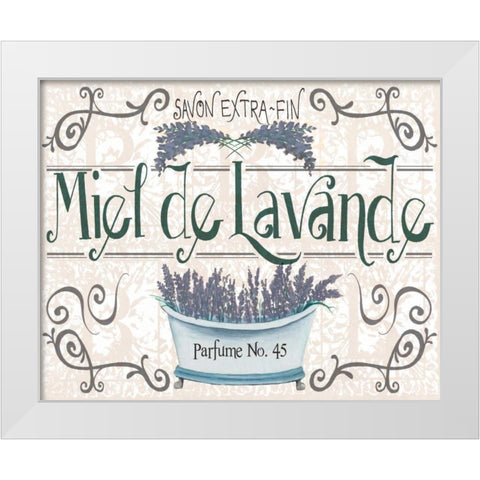 Vintage Soap Design I White Modern Wood Framed Art Print by Popp, Grace