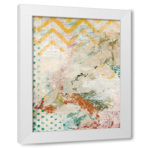 Signboard Signals II White Modern Wood Framed Art Print by Vess, June Erica