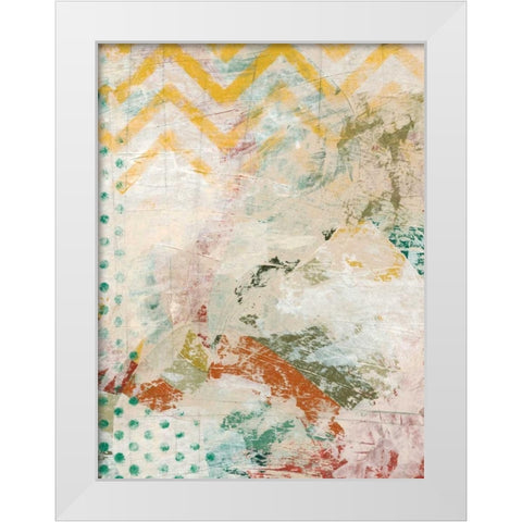 Signboard Signals II White Modern Wood Framed Art Print by Vess, June Erica
