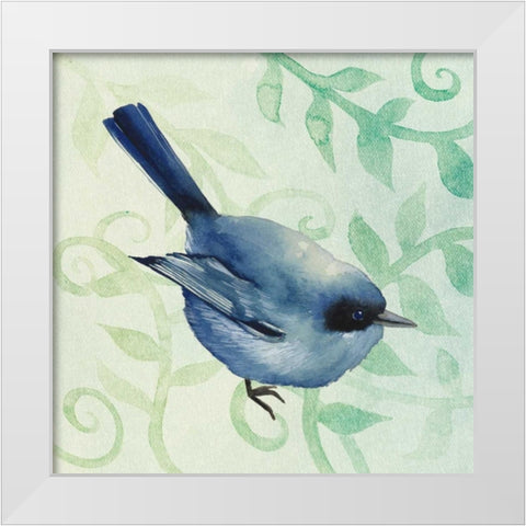 Little Bird I White Modern Wood Framed Art Print by Popp, Grace