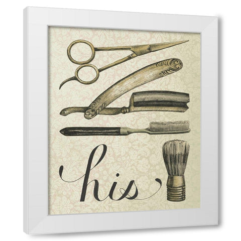 Antique Toilette iV White Modern Wood Framed Art Print by Popp, Grace