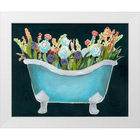 2-Up Bathtub Garden II White Modern Wood Framed Art Print by Popp, Grace
