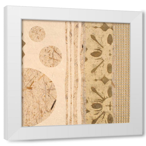 Calm I White Modern Wood Framed Art Print by Orlov, Irena