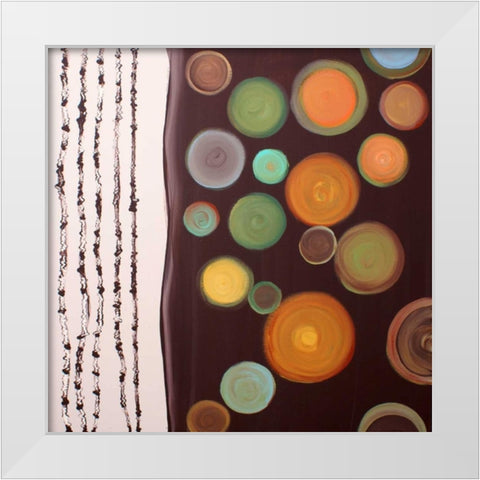 Balance I White Modern Wood Framed Art Print by Orlov, Irena