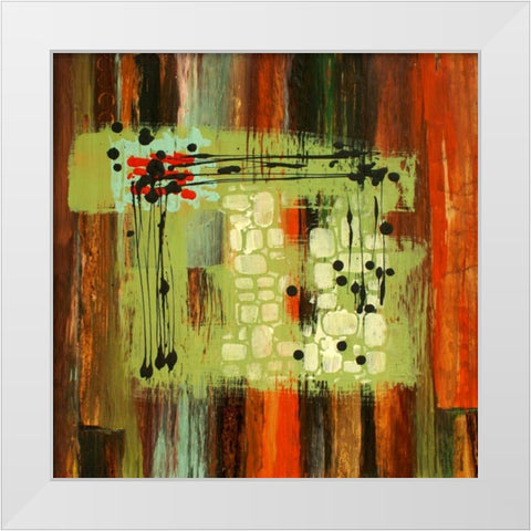 The Source II White Modern Wood Framed Art Print by Orlov, Irena